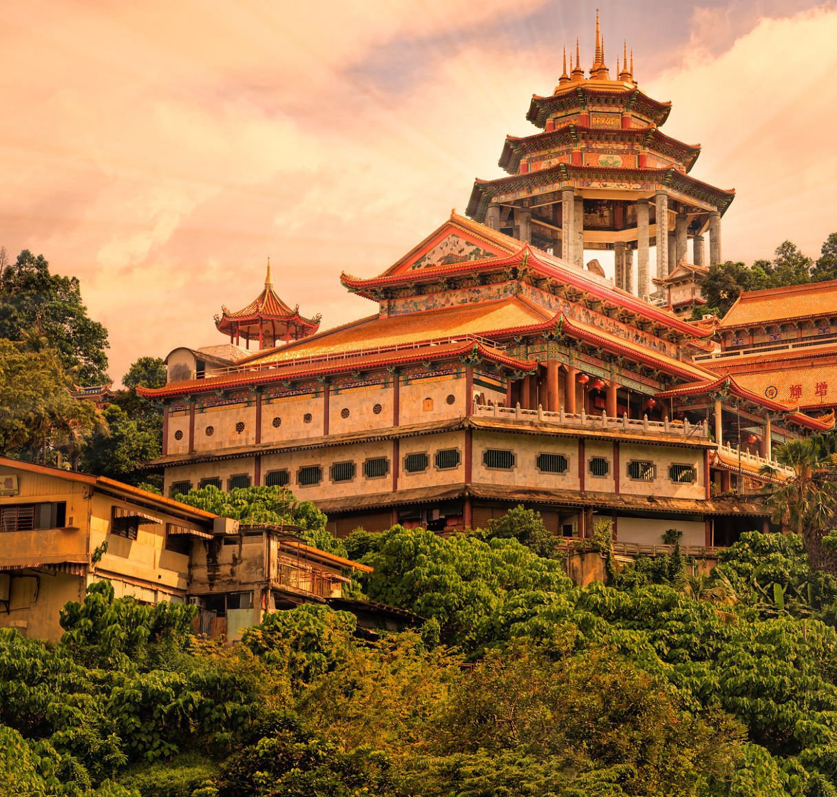 Buddhist temple Kek Lok Si in Penang